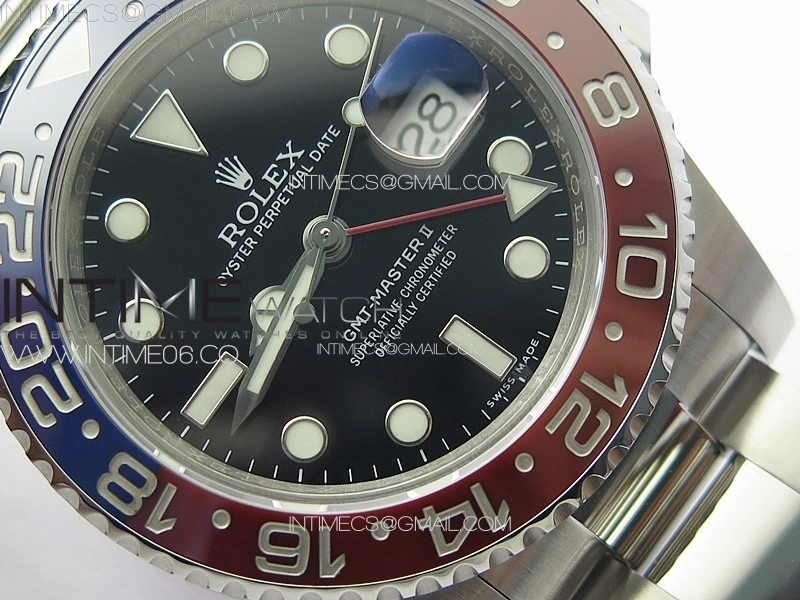 GMT Master II 126710 BLRO 904L SS VRF 1:1 Best Edition on Oyster Bracelet VR3285 CHS V3