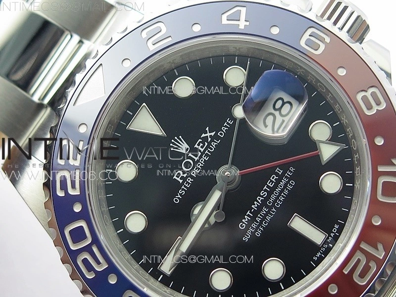 GMT Master II 126710 BLRO 904L SS VRF 1:1 Best Edition on Oyster Bracelet VR3285 CHS V3