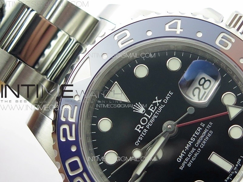 GMT Master II 126710 BLRO 904L SS VRF 1:1 Best Edition on Oyster Bracelet VR3285 CHS V3