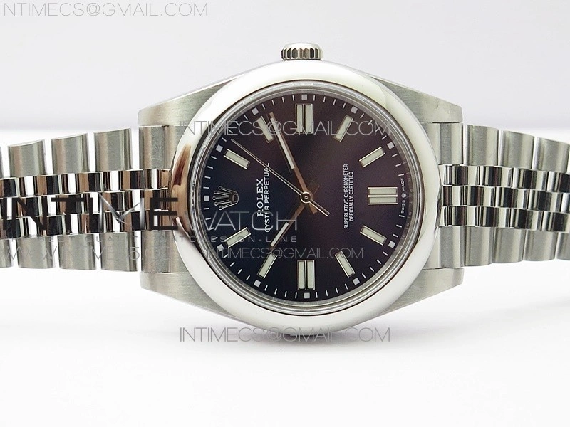 Oyster Perpetual 41mm 124300 BP Best Edition Dark Blue Dial on SS Jubilee Bracelet
