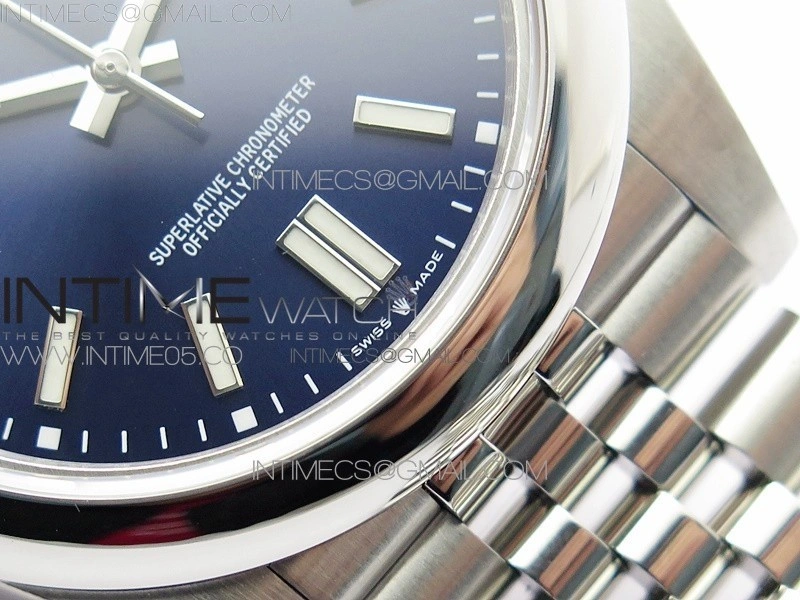 Oyster Perpetual 41mm 124300 BP Best Edition Dark Blue Dial on SS Jubilee Bracelet