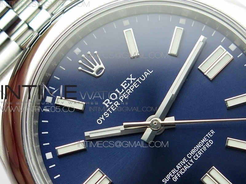 Oyster Perpetual 41mm 124300 BP Best Edition Dark Blue Dial on SS Jubilee Bracelet