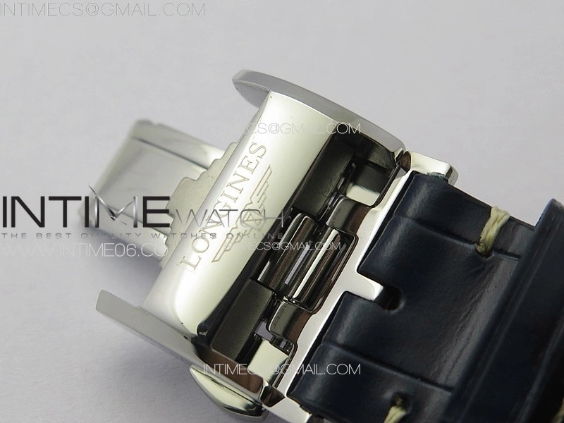 Master Power Reserve SS APSF 1:1 Best Edition Blue Dial on Blue Leather Strap AL602