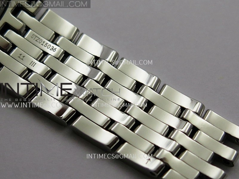 De Ville Prestige 34mm SS VSF 1:1 Best Edition Gray Sandy Dial RG Marker On SS Bracelet A8000