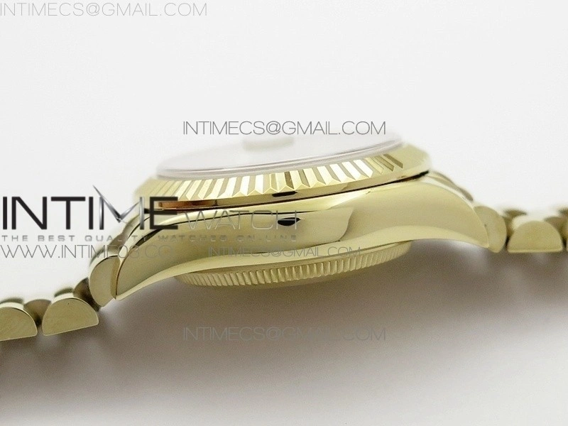 DateJust 28mm YG Diamond Bezel BP Best Edition White Silver Dial on YG Bracelet ETA2671