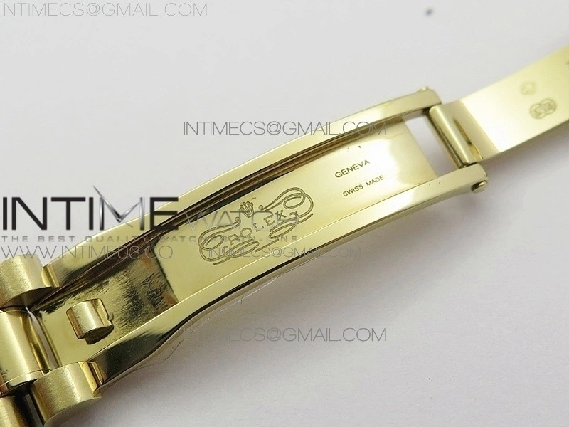DateJust 28mm YG Diamond Bezel BP Best Edition White Silver Dial on YG Bracelet ETA2671