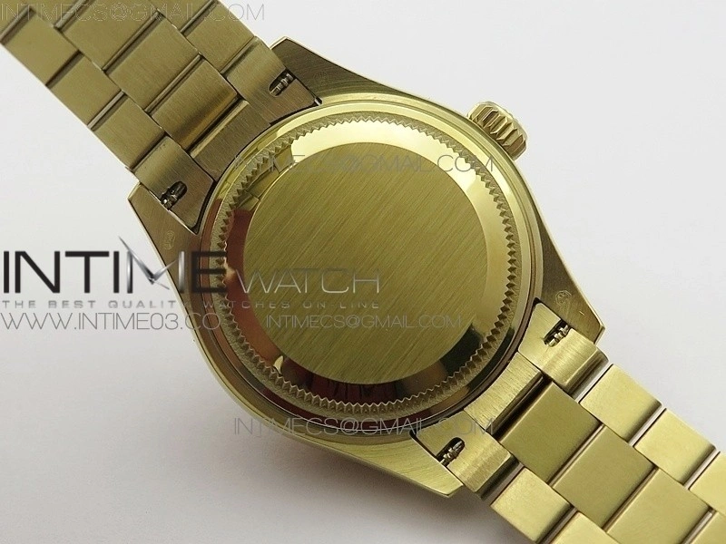 DateJust 28mm YG Diamond Bezel BP Best Edition White Silver Dial on YG Bracelet ETA2671