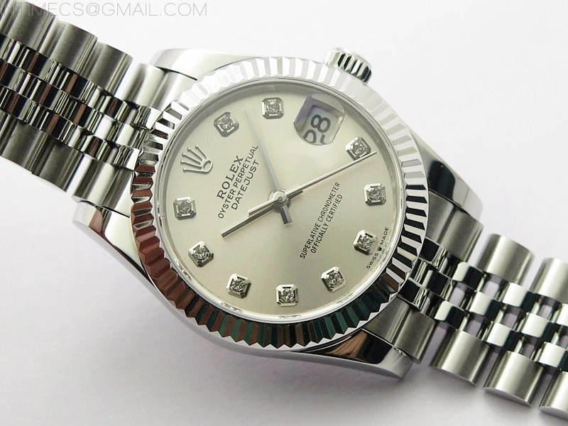 Datejust 31mm 278271 SS BP Best Edition Silver Crystal Markers Dial on Jubilee Bracelet