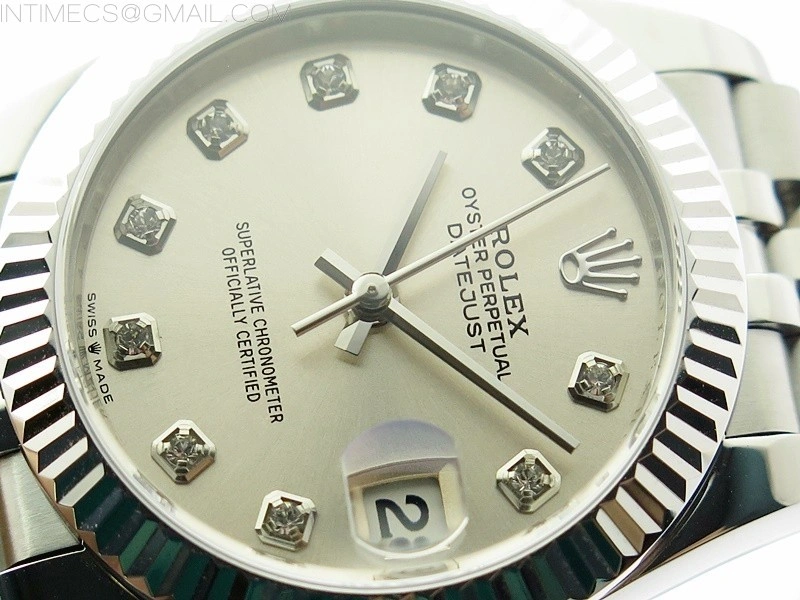 Datejust 31mm 278271 SS BP Best Edition Silver Crystal Markers Dial on Jubilee Bracelet