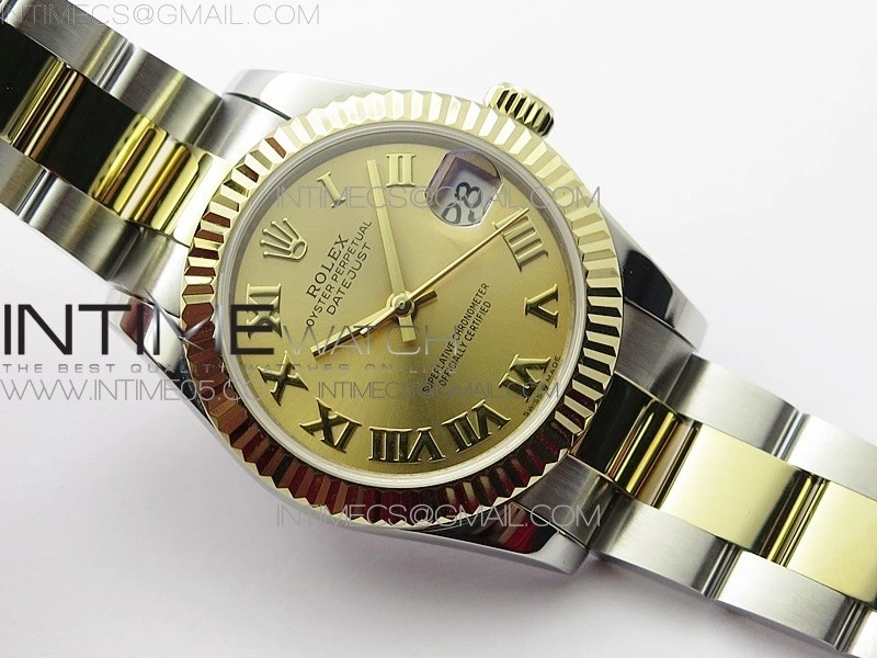 Datejust 31mm 278273 SS YG BP Best Edition YG Roman Markers Dial on SS YG Oyster Bracelet