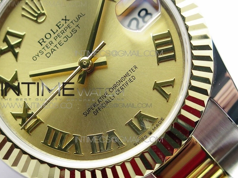 Datejust 31mm 278273 SS YG BP Best Edition YG Roman Markers Dial on SS YG Oyster Bracelet