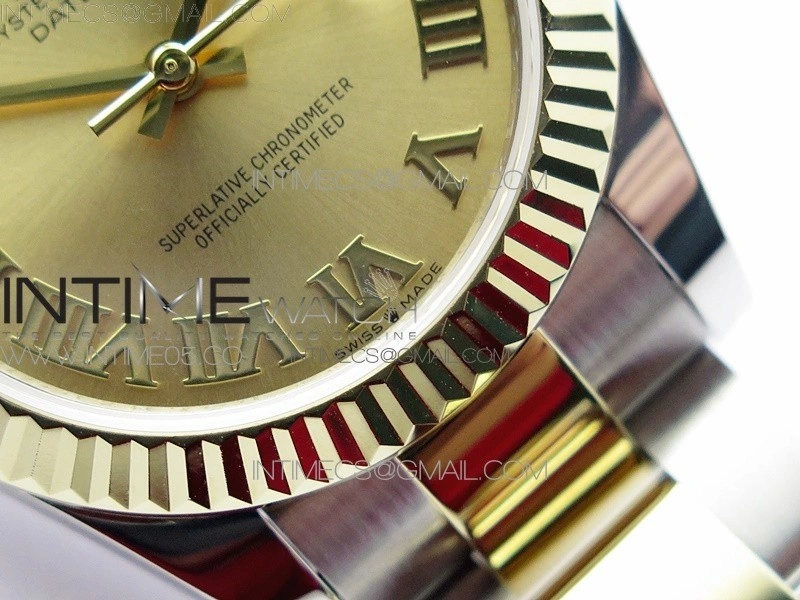 Datejust 31mm 278273 SS YG BP Best Edition YG Roman Markers Dial on SS YG Oyster Bracelet