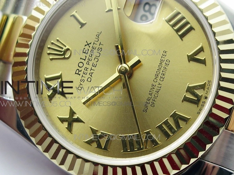Datejust 31mm 278273 SS YG BP Best Edition YG Roman Markers Dial on SS YG Oyster Bracelet