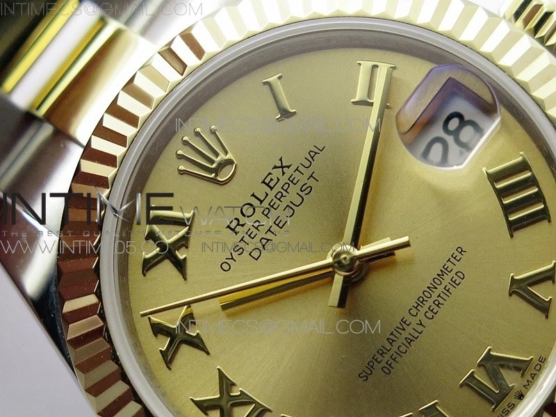 Datejust 31mm 278273 SS YG BP Best Edition YG Roman Markers Dial on SS YG Oyster Bracelet
