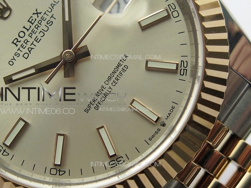 DateJust 41 126331 904L SS RG GMF 1:1 Best Edition Silver Dial on Jubilee Bracelet VR3235