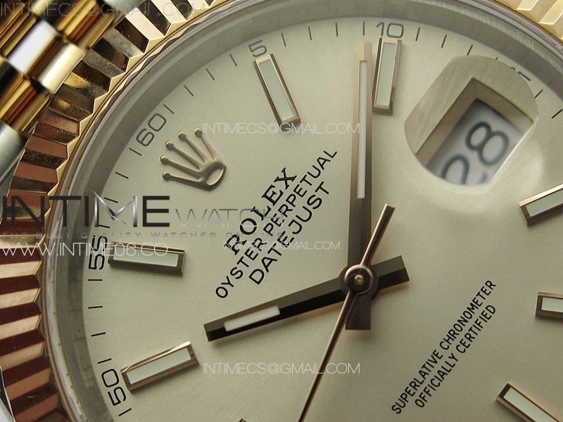 DateJust 41 126331 904L SS RG GMF 1:1 Best Edition Silver Dial on Jubilee Bracelet VR3235