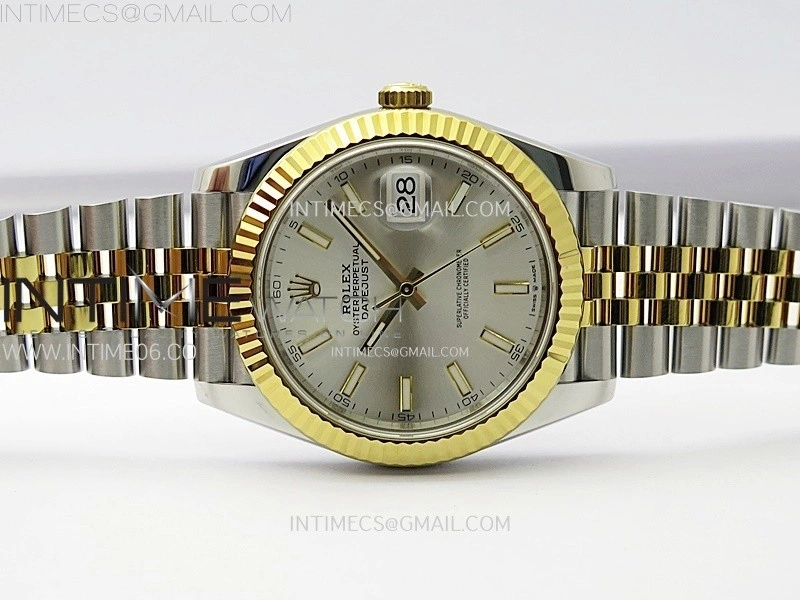 DateJust 41 126333 904L SS YG VSF 1:1 Best Edition Silver Dial on Jubilee Bracelet VS3235