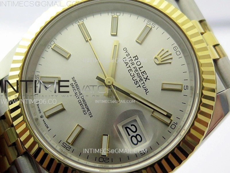 DateJust 41 126333 904L SS YG VSF 1:1 Best Edition Silver Dial on Jubilee Bracelet VS3235
