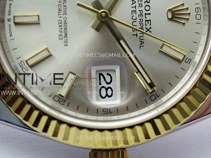 DateJust 41 126333 904L SS YG VSF 1:1 Best Edition Silver Dial on Jubilee Bracelet VS3235