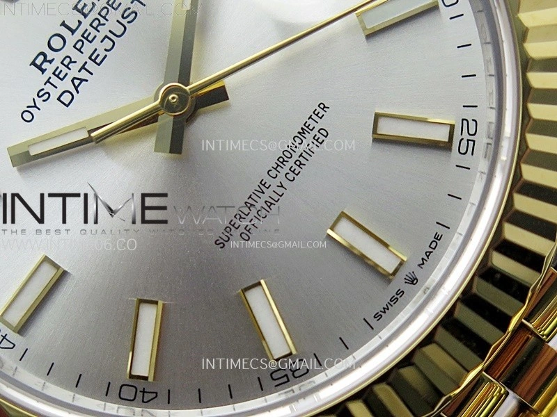 DateJust 41 126333 904L SS YG VSF 1:1 Best Edition Silver Dial on Jubilee Bracelet VS3235
