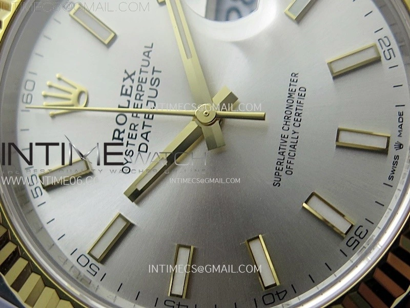 DateJust 41 126333 904L SS YG VSF 1:1 Best Edition Silver Dial on Jubilee Bracelet VS3235
