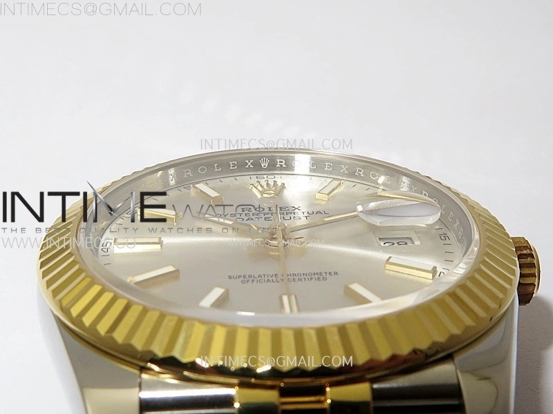 DateJust 41 126333 904L SS YG VSF 1:1 Best Edition Silver Dial on Jubilee Bracelet VS3235