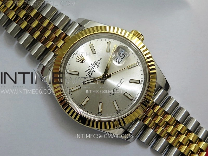 DateJust 41 126333 904L SS YG VSF 1:1 Best Edition Silver Dial on Jubilee Bracelet VS3235