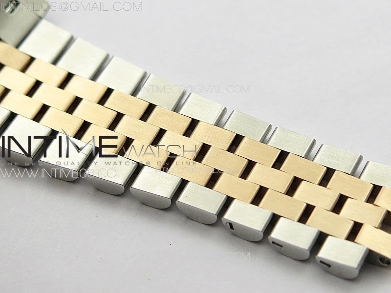 DateJust 41 126334 SS RG GMF 1:1 Best Edition Silver Fluted Dial on SS RG Jubilee Bracelet