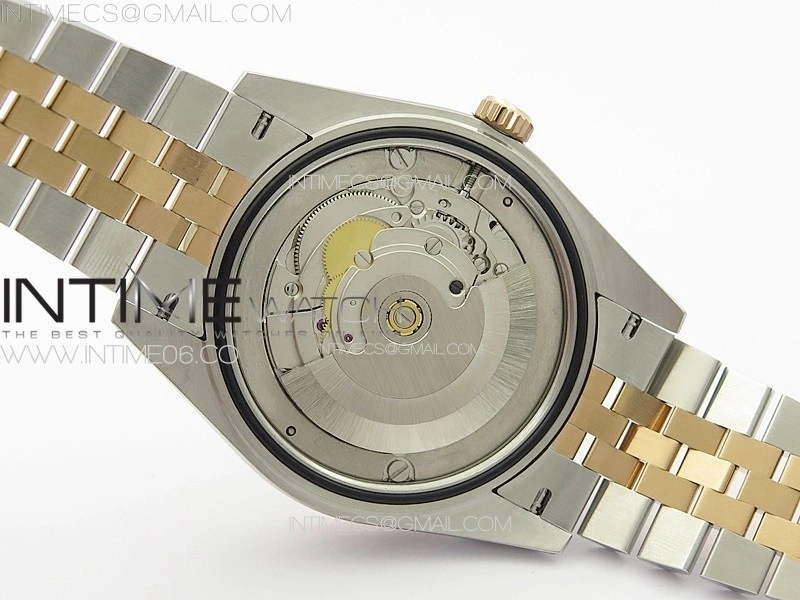 DateJust 41 126334 SS RG GMF 1:1 Best Edition Silver Fluted Dial on SS RG Jubilee Bracelet