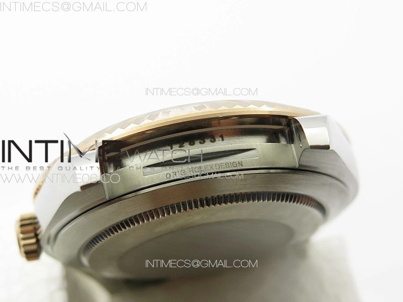 DateJust 41 126334 SS RG GMF 1:1 Best Edition Silver Fluted Dial on SS RG Jubilee Bracelet