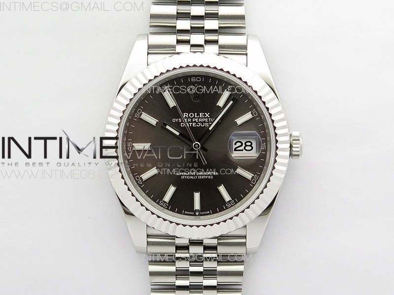DateJust 41 126334 ZF 1:1 Best Edition 904L Steel Rhodium Dial on Jubilee Bracelet A2824