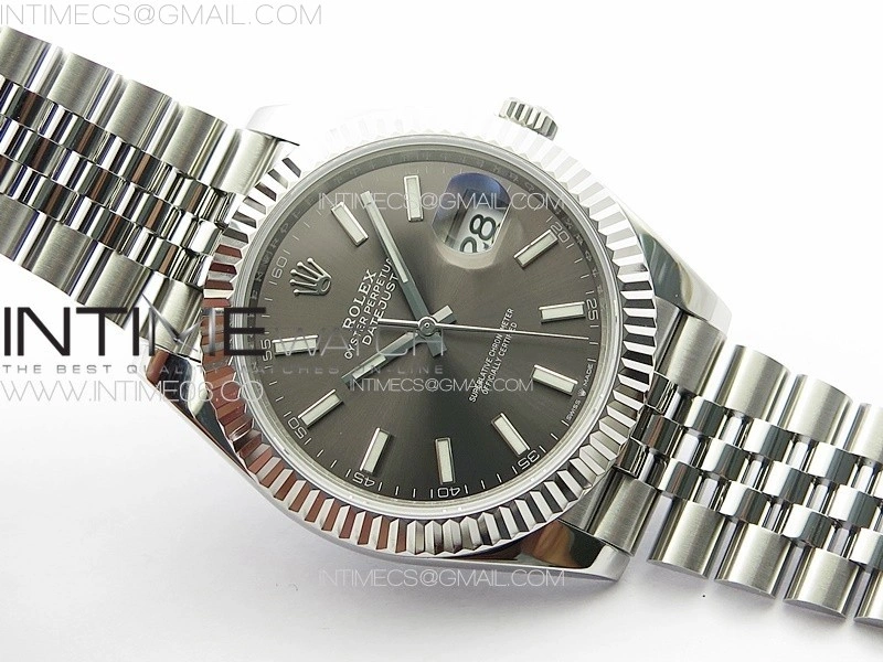 DateJust 41 126334 ZF 1:1 Best Edition 904L Steel Rhodium Dial on Jubilee Bracelet A2824