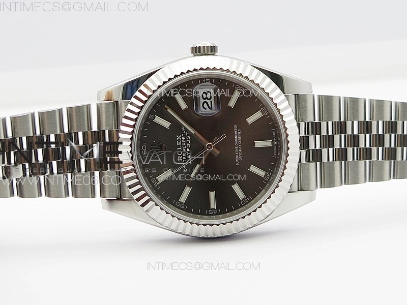 DateJust 41 126334 ZF 1:1 Best Edition 904L Steel Rhodium Dial on Jubilee Bracelet A2824