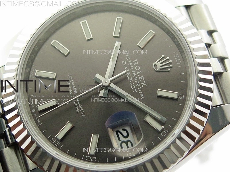 DateJust 41 126334 ZF 1:1 Best Edition 904L Steel Rhodium Dial on Jubilee Bracelet A2824
