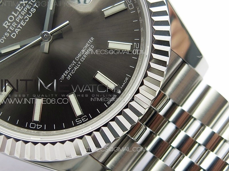 DateJust 41 126334 ZF 1:1 Best Edition 904L Steel Rhodium Dial on Jubilee Bracelet A2824