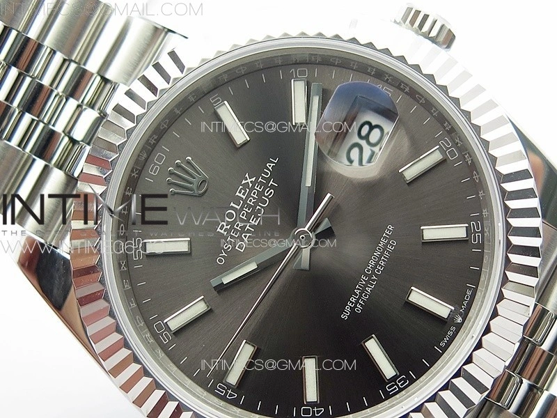 DateJust 41 126334 ZF 1:1 Best Edition 904L Steel Rhodium Dial on Jubilee Bracelet A2824
