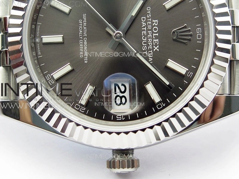 DateJust 41 126334 ZF 1:1 Best Edition 904L Steel Rhodium Dial on Jubilee Bracelet A2824
