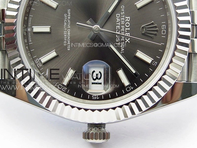 DateJust 41 126334 ZF 1:1 Best Edition 904L Steel Rhodium Dial on Jubilee Bracelet A2824