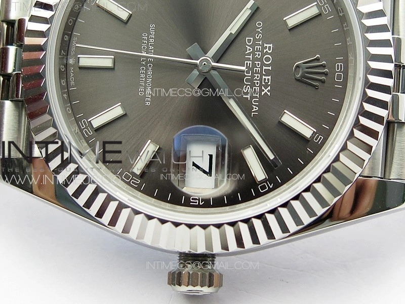 DateJust 41 126334 ZF 1:1 Best Edition 904L Steel Rhodium Dial on Jubilee Bracelet A2824