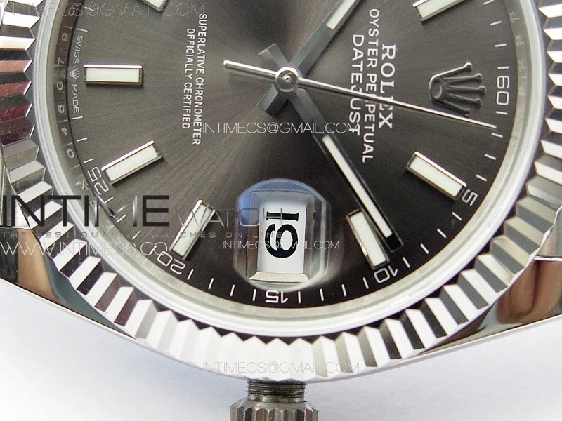 DateJust 41 126334 ZF 1:1 Best Edition 904L Steel Rhodium Dial on Jubilee Bracelet A2824