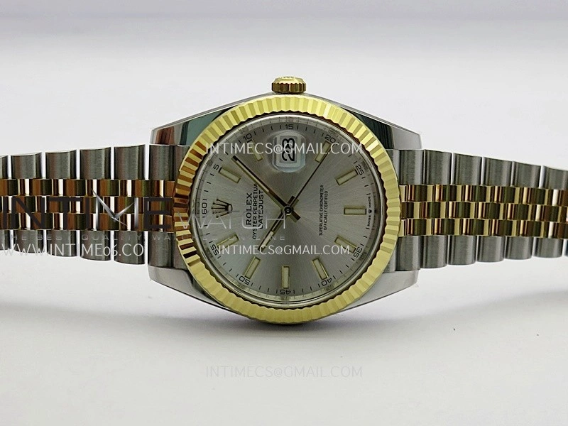DateJust 41mm 126331 904 SS YG VF 1:1 Silver Dial Stick Marker On Jubilee Bracelet DD3235