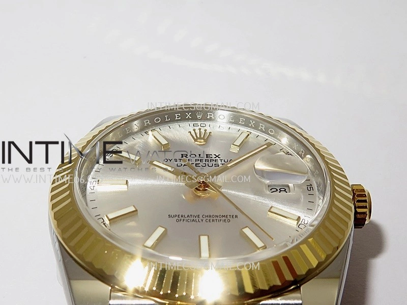 DateJust 41mm 126331 904 SS YG VF 1:1 Silver Dial Stick Marker On Jubilee Bracelet DD3235