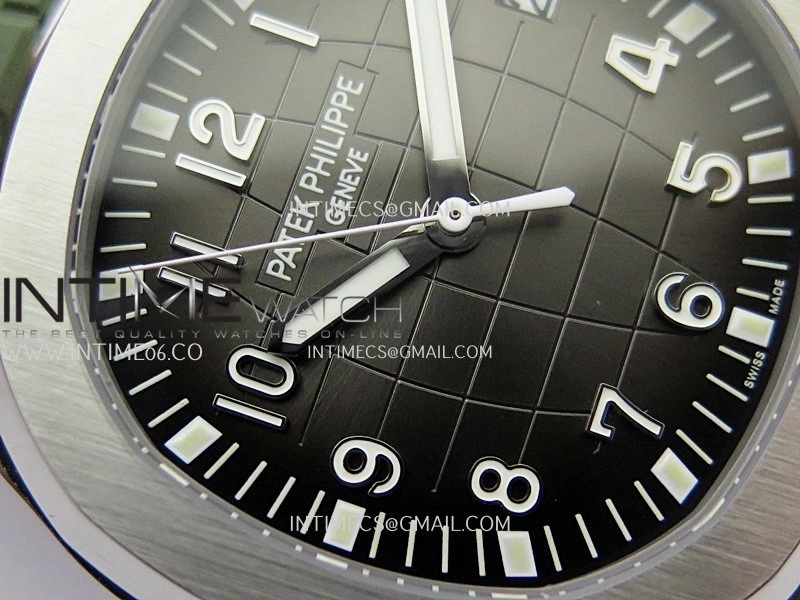 Aquanaut 5167 SS DDF 1:1 Best Edition Black Dial On Green Rubber Strap Super Clone DD324