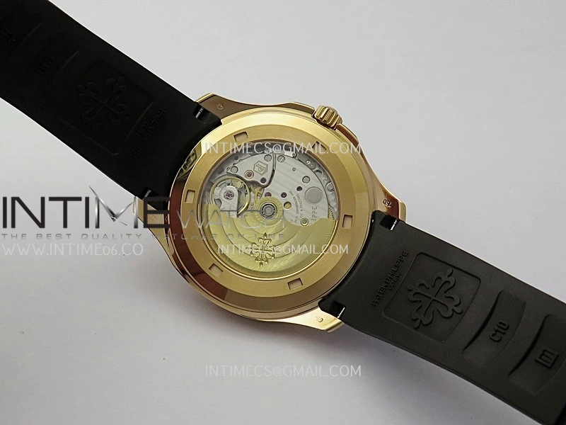 Aquanaut 5167R RG 3KF Best Edition Brown Dial on Brown Rubber Strap A324 Super Clone V2