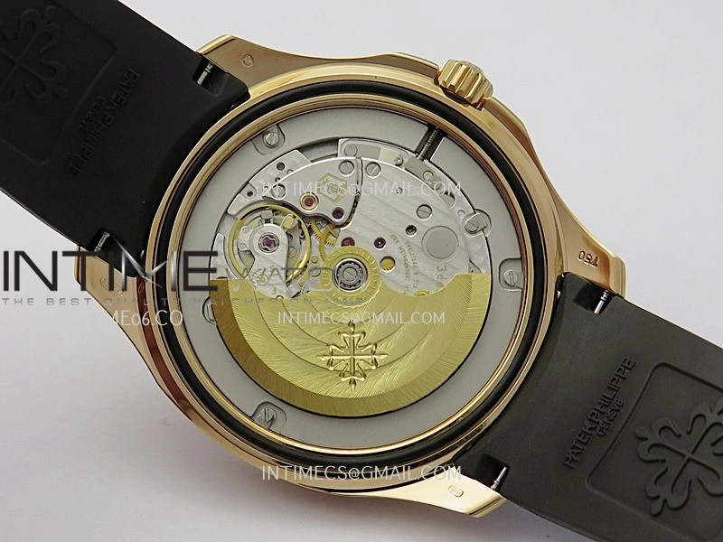 Aquanaut 5167R RG 3KF Best Edition Brown Dial on Brown Rubber Strap A324 Super Clone V2