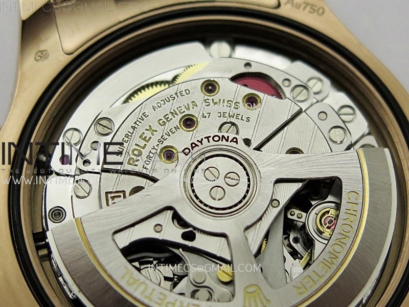 Daytona 126505 Gain Weight RG QF 1:1 Best Edition Bright Black Dial RG Subdial Diamonds Markers on RG Bracelet SH4131 V6