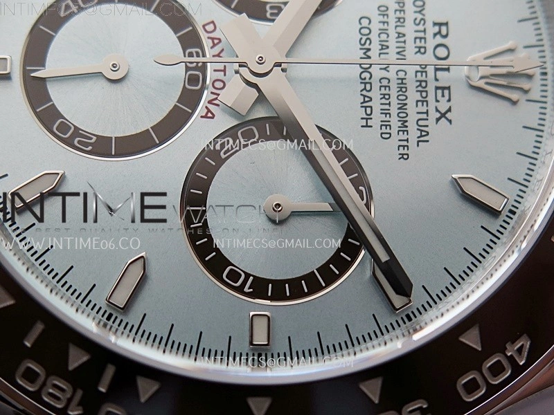 Daytona 126506 904L SS VSF 1:1 Best Edition Ice Blue Dial Stick Markers on 904L SS Bracelet Super Clone Asian 4131