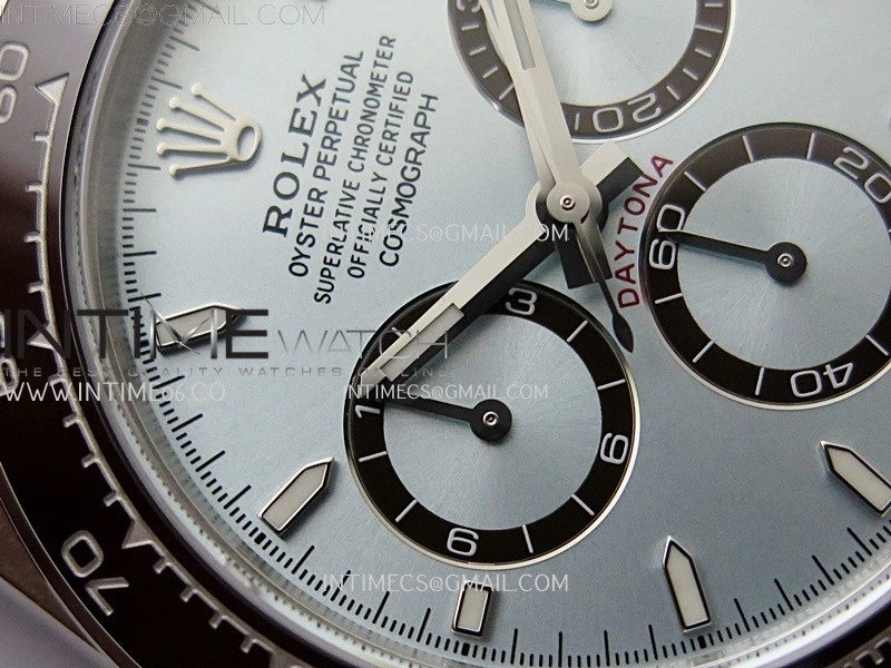 Daytona 126506 904L SS VSF 1:1 Best Edition Ice Blue Dial Stick Markers on 904L SS Bracelet Super Clone Asian 4131