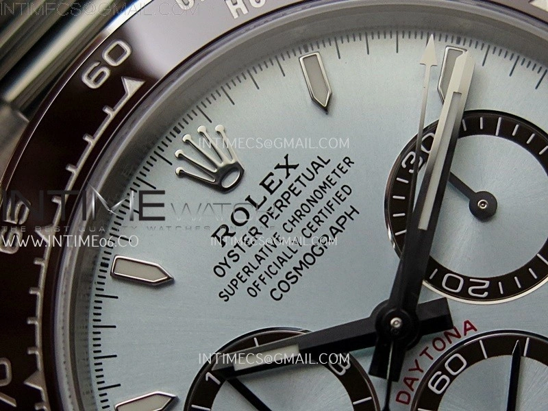 Daytona 126506 904L SS VSF 1:1 Best Edition Ice Blue Dial Stick Markers on 904L SS Bracelet Super Clone Asian 4131
