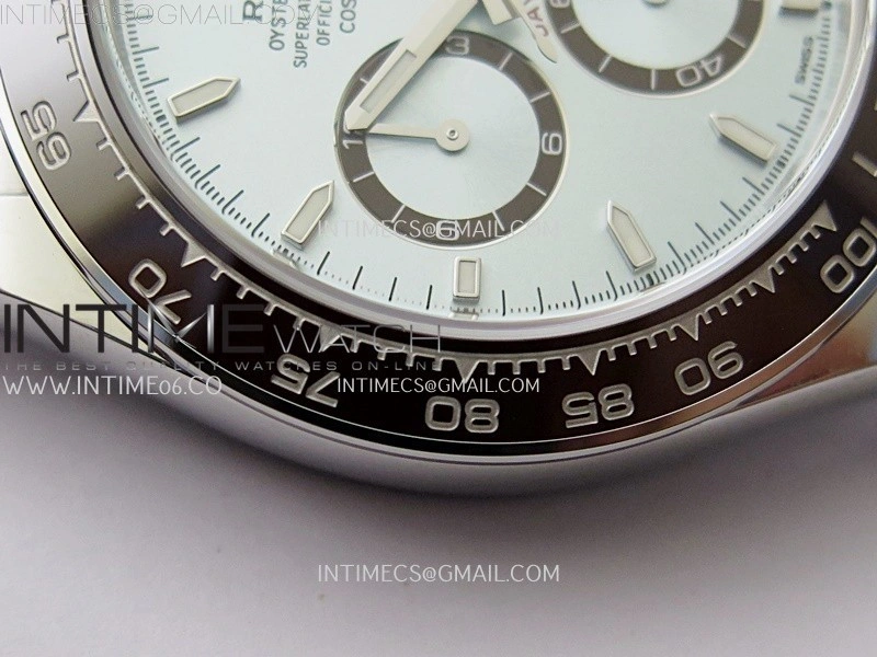 Daytona 126506 904L SS VSF 1:1 Best Edition Ice Blue Dial Stick Markers on 904L SS Bracelet Super Clone Asian 4131
